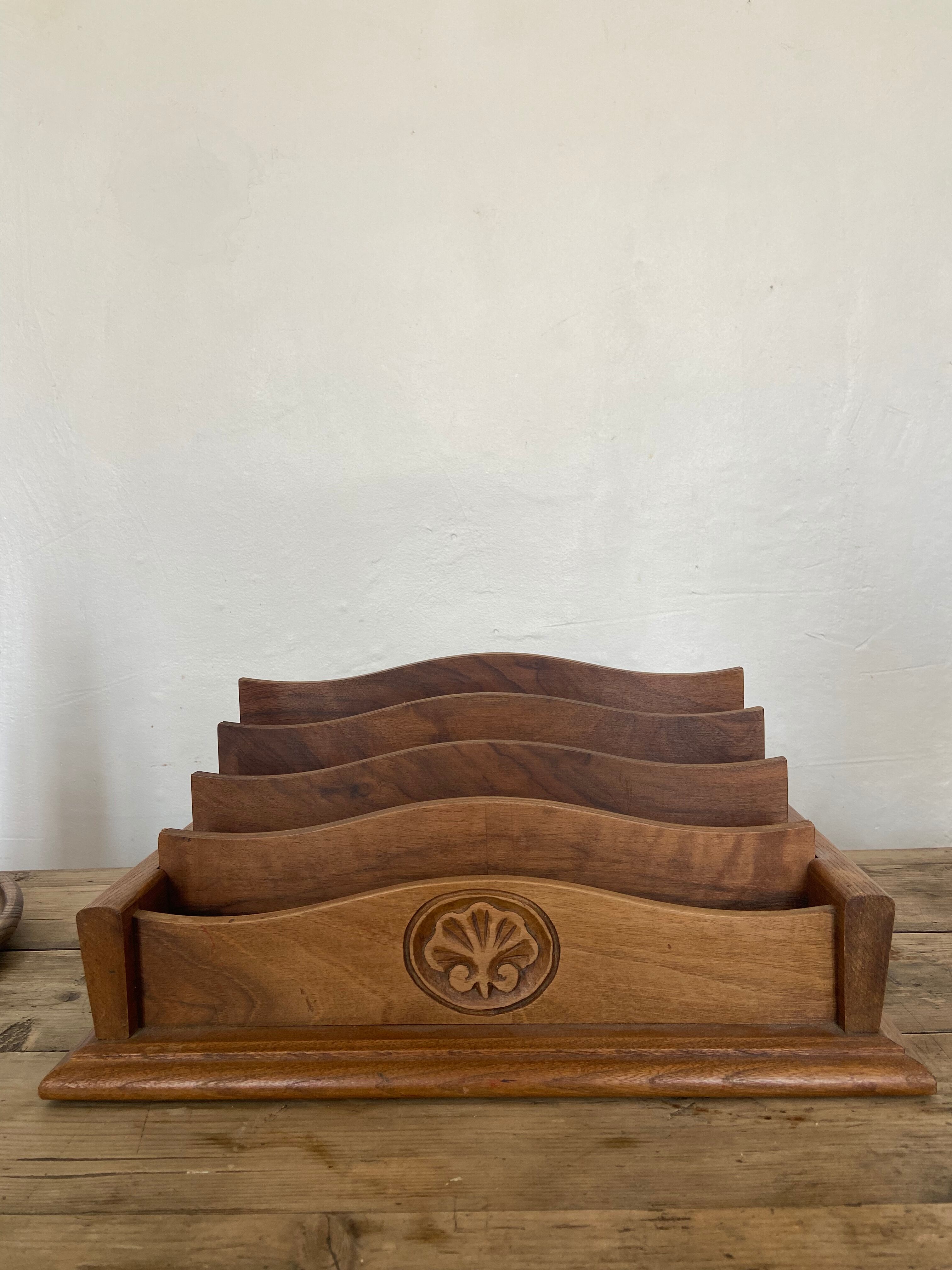 Vintage wooden mail range