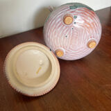 Vallauris varnished earthenware pot candy box