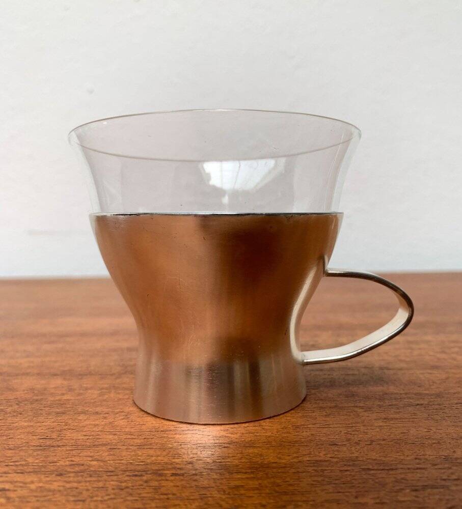 Mid-century German tea glasses by WMF, 1960s, set of 6.