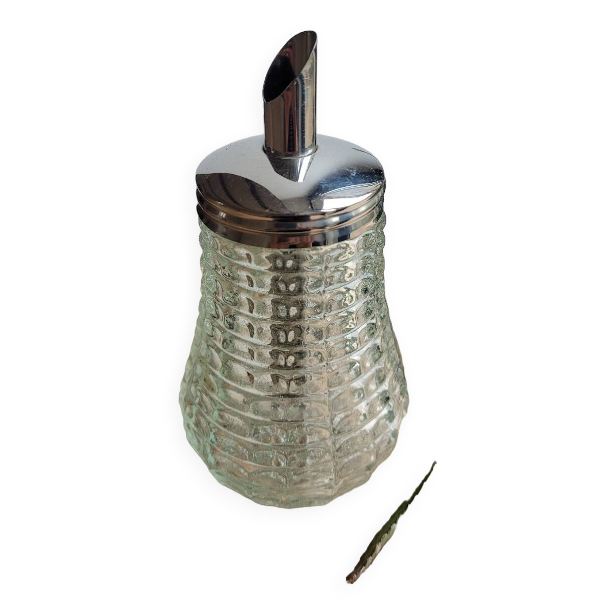 Grace vintage glass sugar bowl