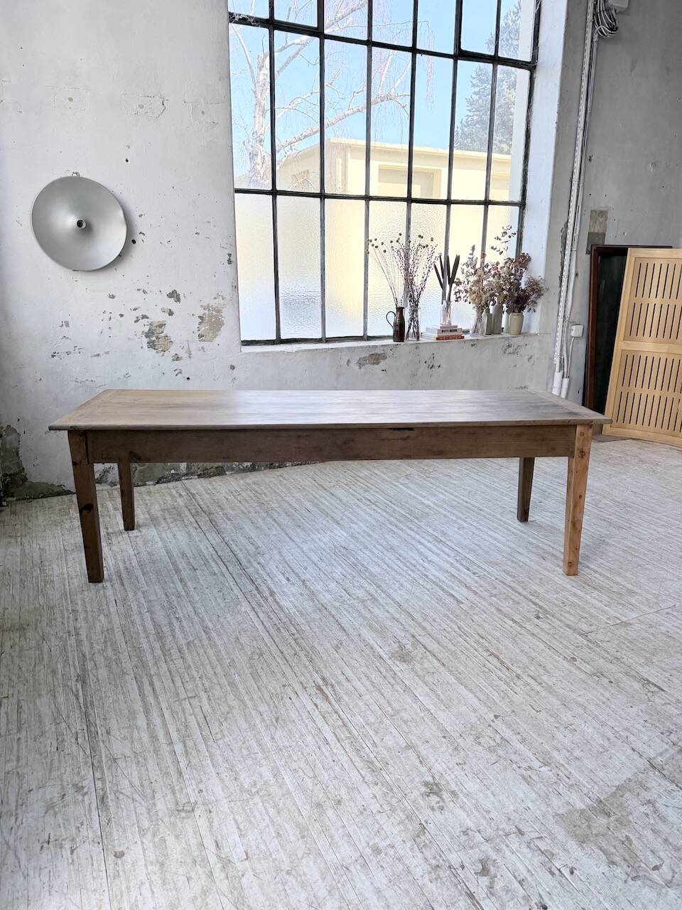 XL oak farmhouse table 1950 235cm