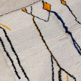 Handmade moroccan berber carpet 202 x 147 cm