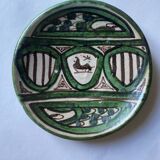 Dix assiettes en céramique vintage 1950 DOMINGO PUNTER