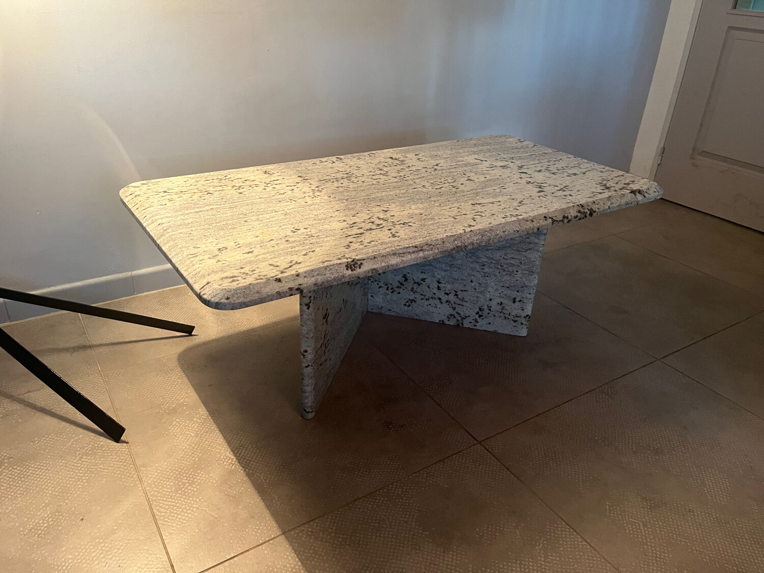 Marble coffee table