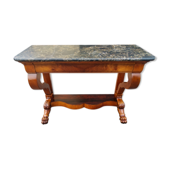 Cherry wood console from the 1830s