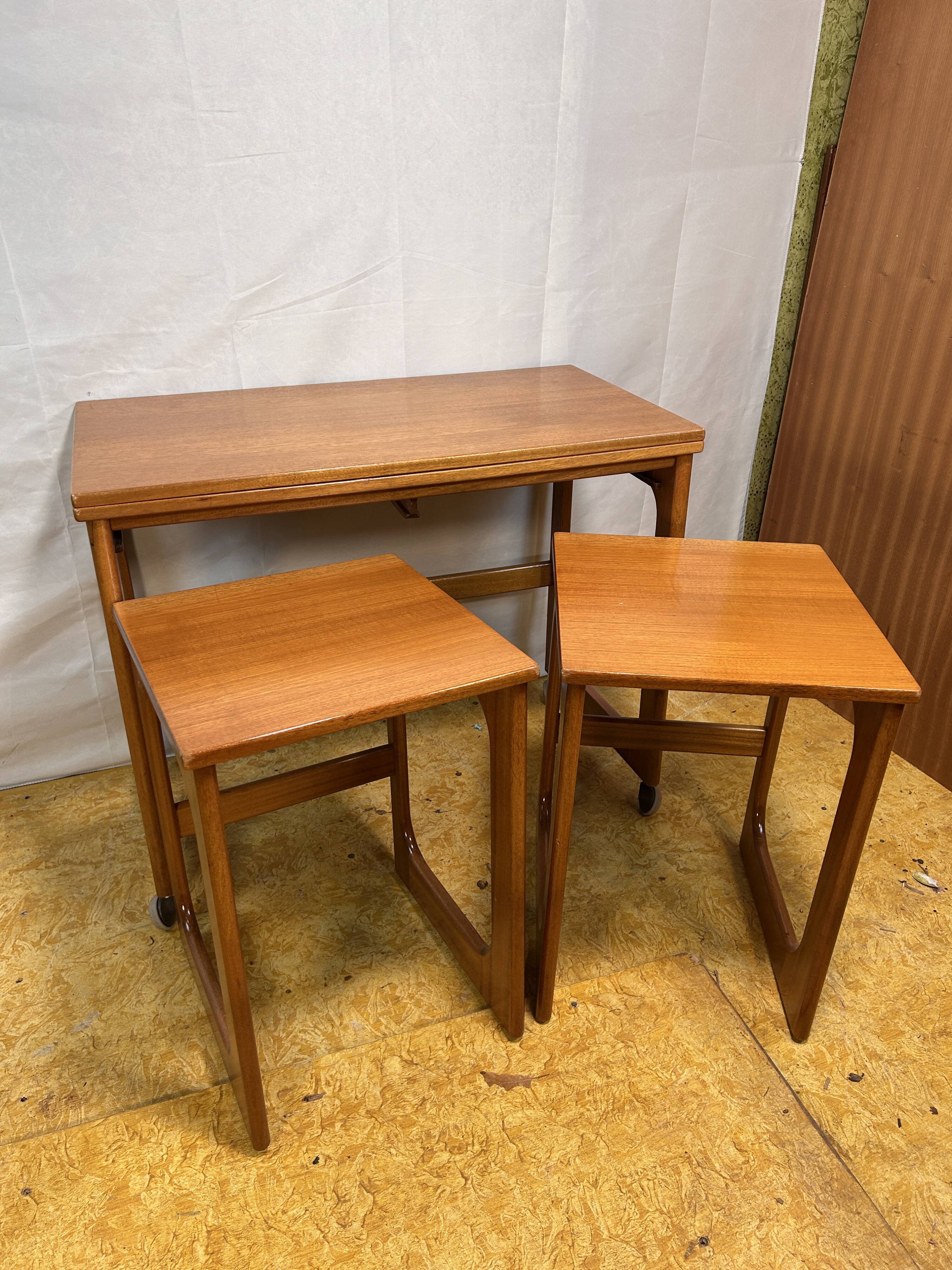 Retro vintage mid-century teak coffee table, 1960s. Tristor Danish Design