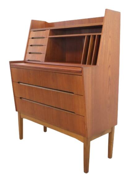Deens design teak mid century  Secretaire 'Gilleleje'