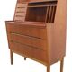 Deens design teak mid century  Secretaire 'Gilleleje'