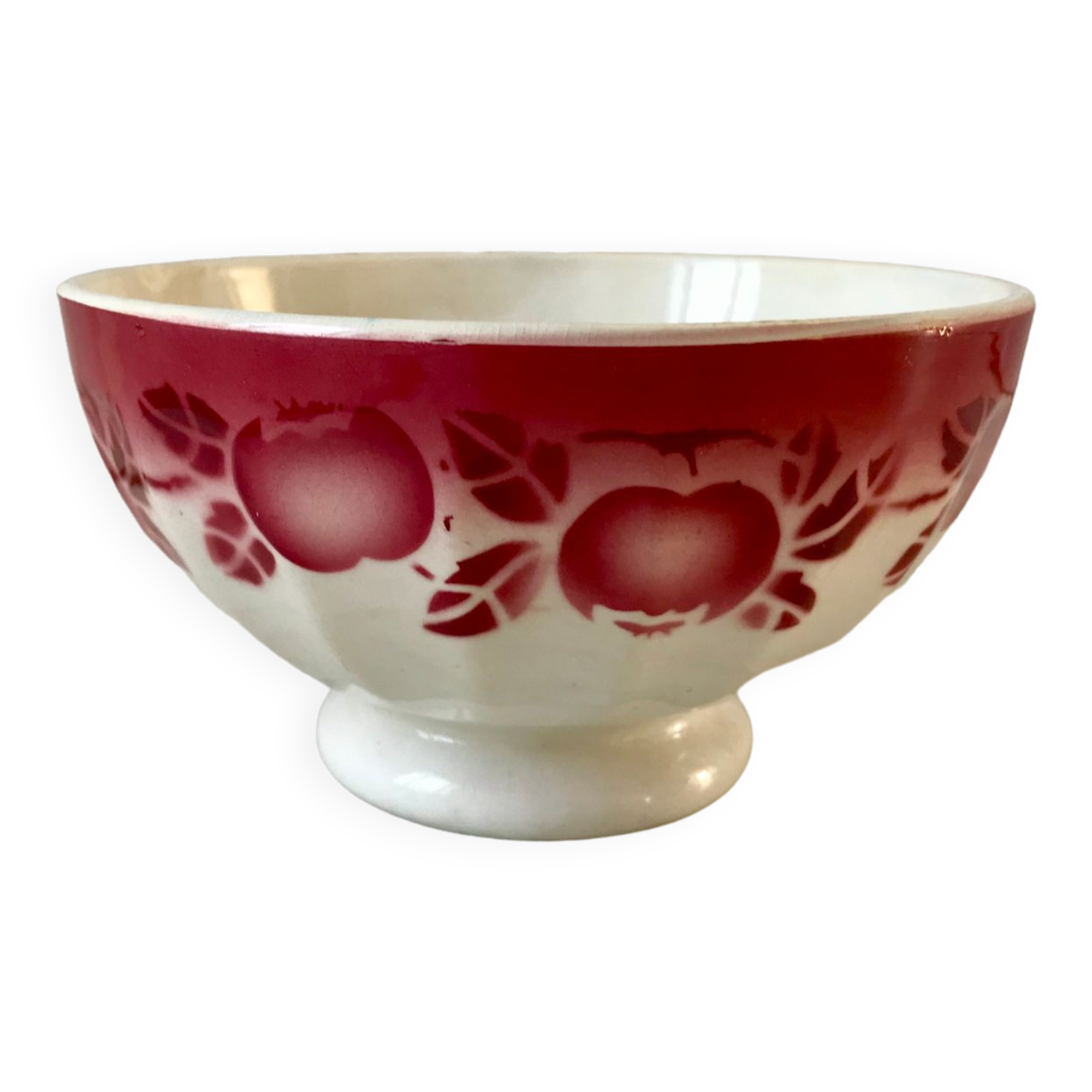 Terre de Fer bowl Badonviller pink early twentieth century