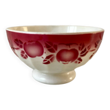 Terre de Fer bowl Badonviller pink early twentieth century