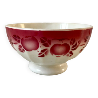 Terre de Fer bowl Badonviller pink early twentieth century