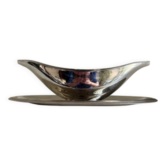 Saucière en inox argenté