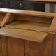 Grocer's counter / workshop furniture in solid oak from the 1920s