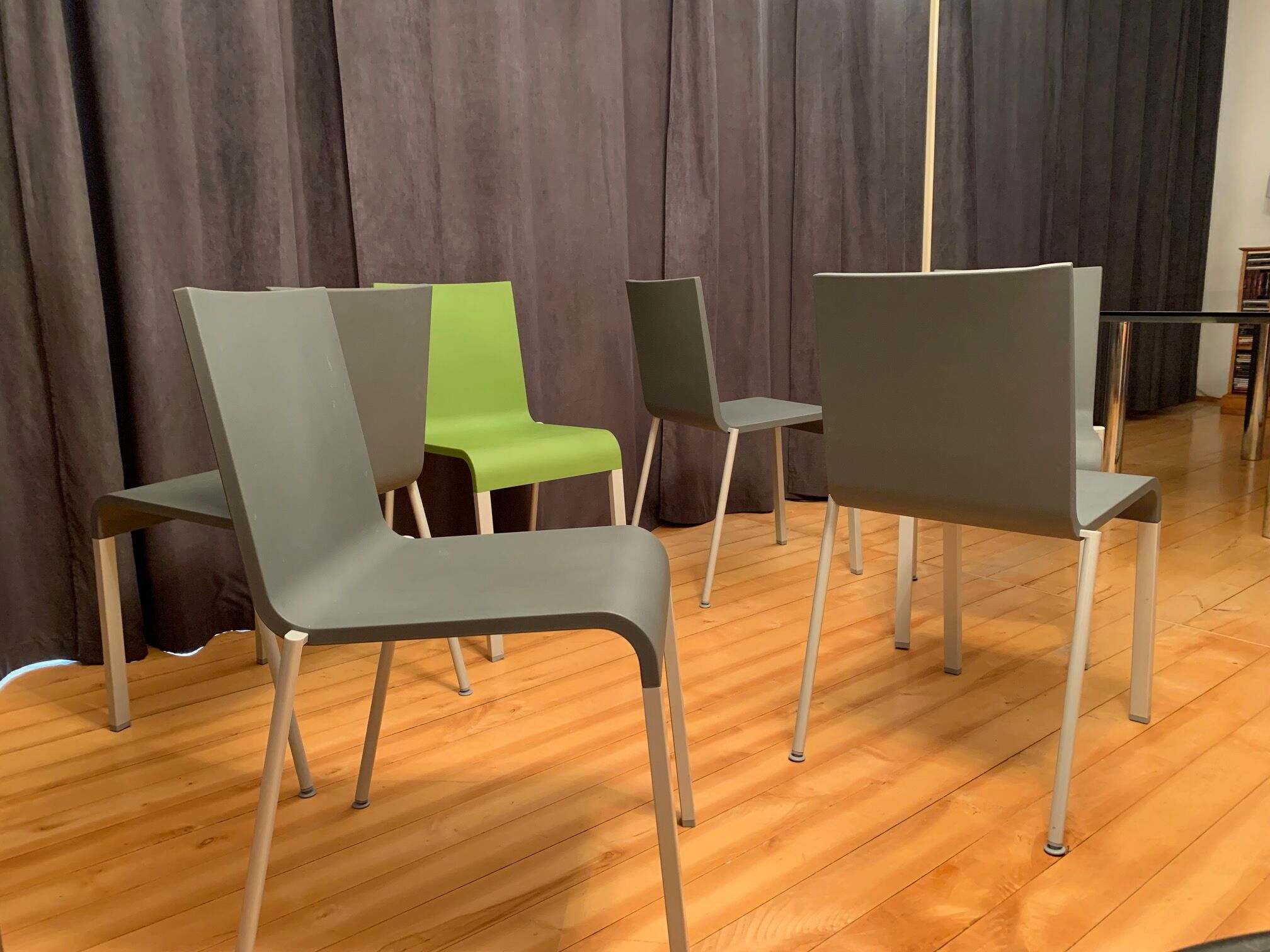 Set of six .03 chairs by Maarten Van Severen, Vitra, 1990s