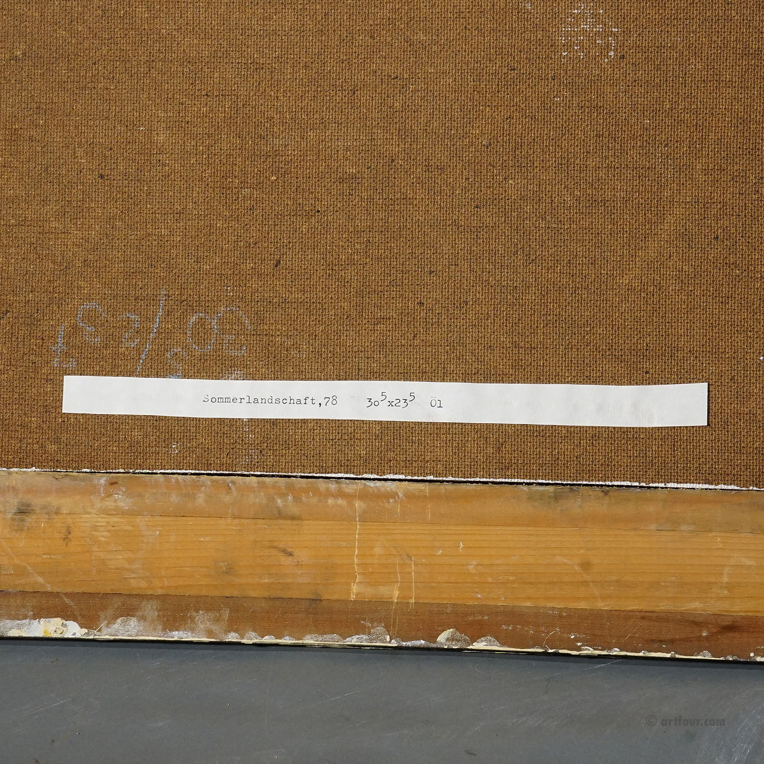 Oil painting by Alexander Michael – Summer Landscape, 1978