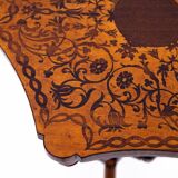 Inlaid table, France, circa 1880. After renovation.