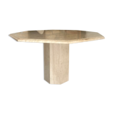 Travertine/marble dining table
