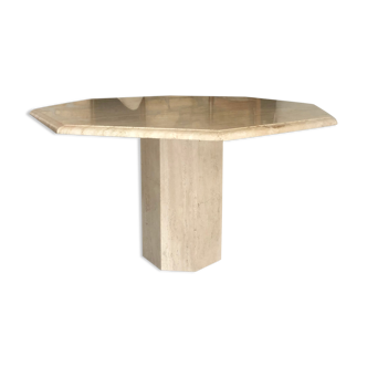 Travertine/marble dining table