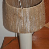 Vintage stoneware bottle lamp