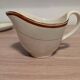 Large Longchamp set in France in earthenware Tea service, serving pieces