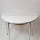 Table en formica ronde pliante et sa chaise