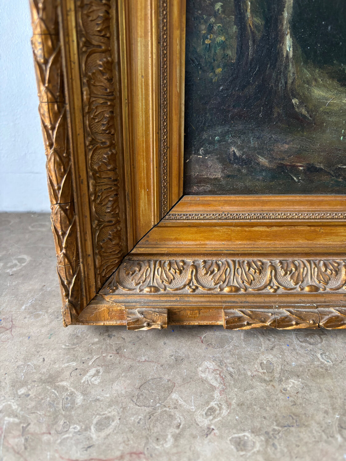 Moonlit landscape, 19th century