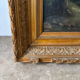 Moonlit landscape, 19th century