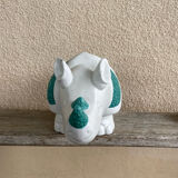 Rare rhinoceros soup tureen statuette