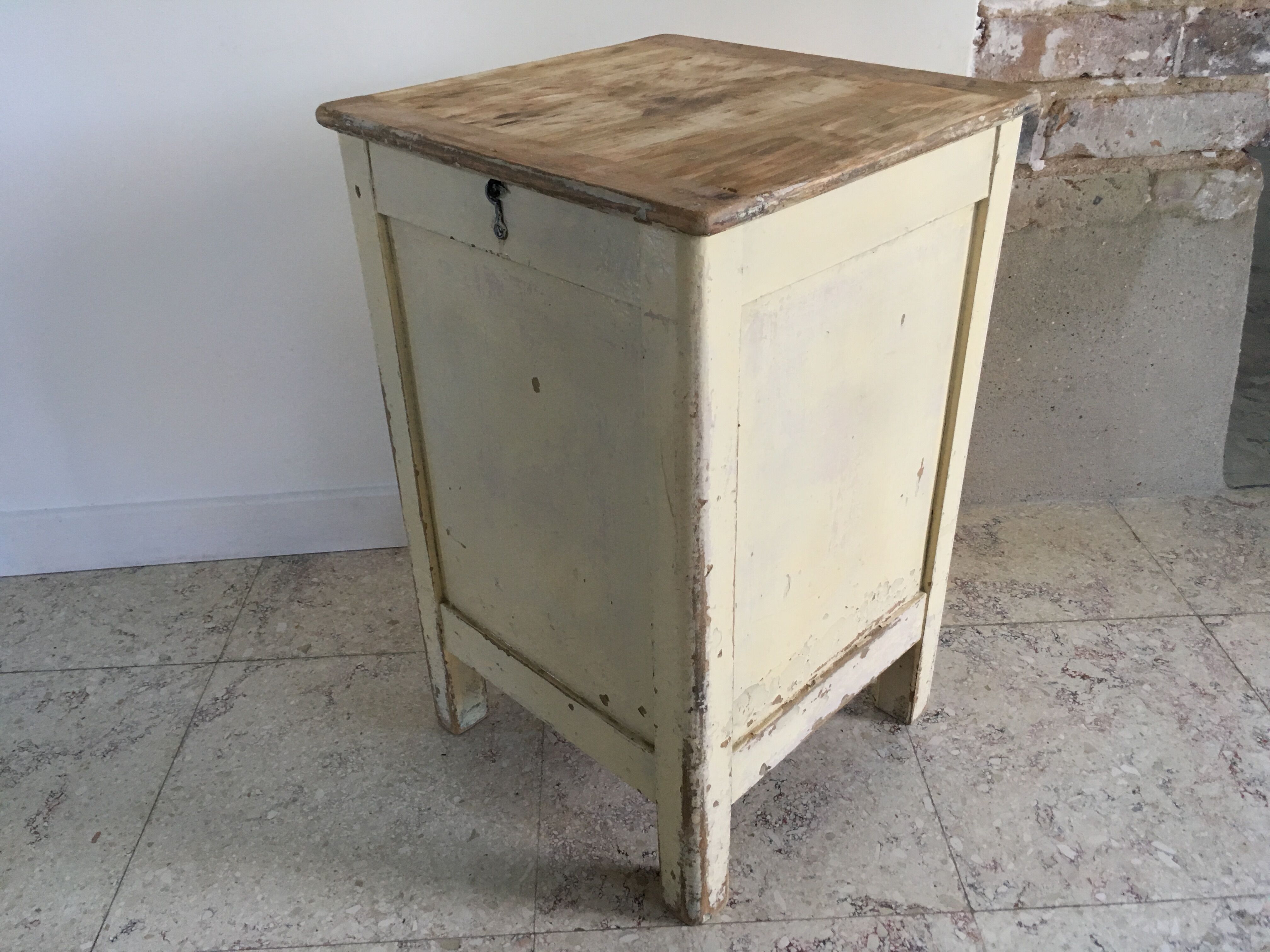 Old white hasselberger stool