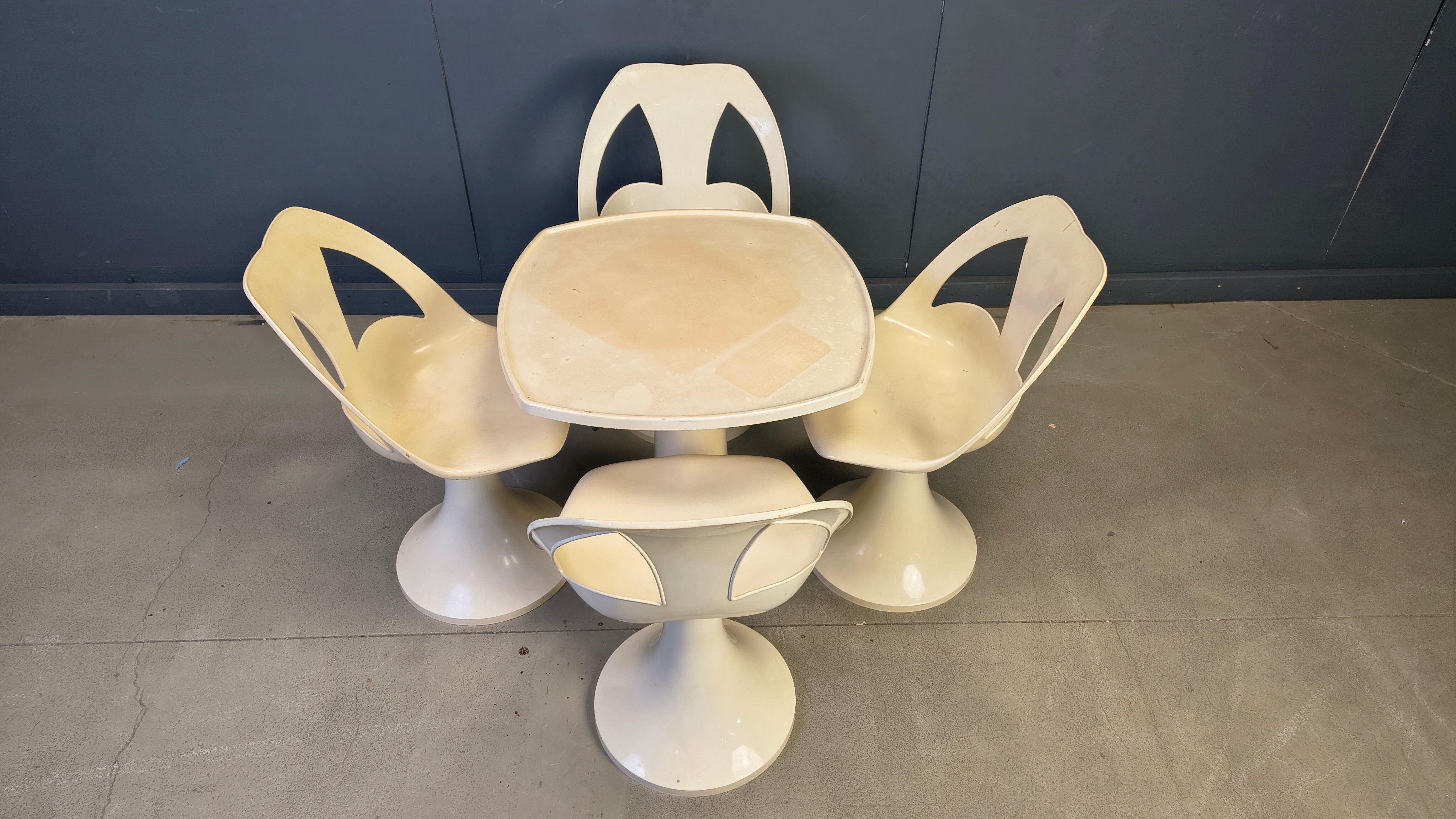 Ensemble de salle à manger Space Age, années 1960