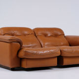 Canapé cuir 2 places ajustable De Sede 101