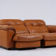 De Sede 101 adjustable 2-seater leather sofa