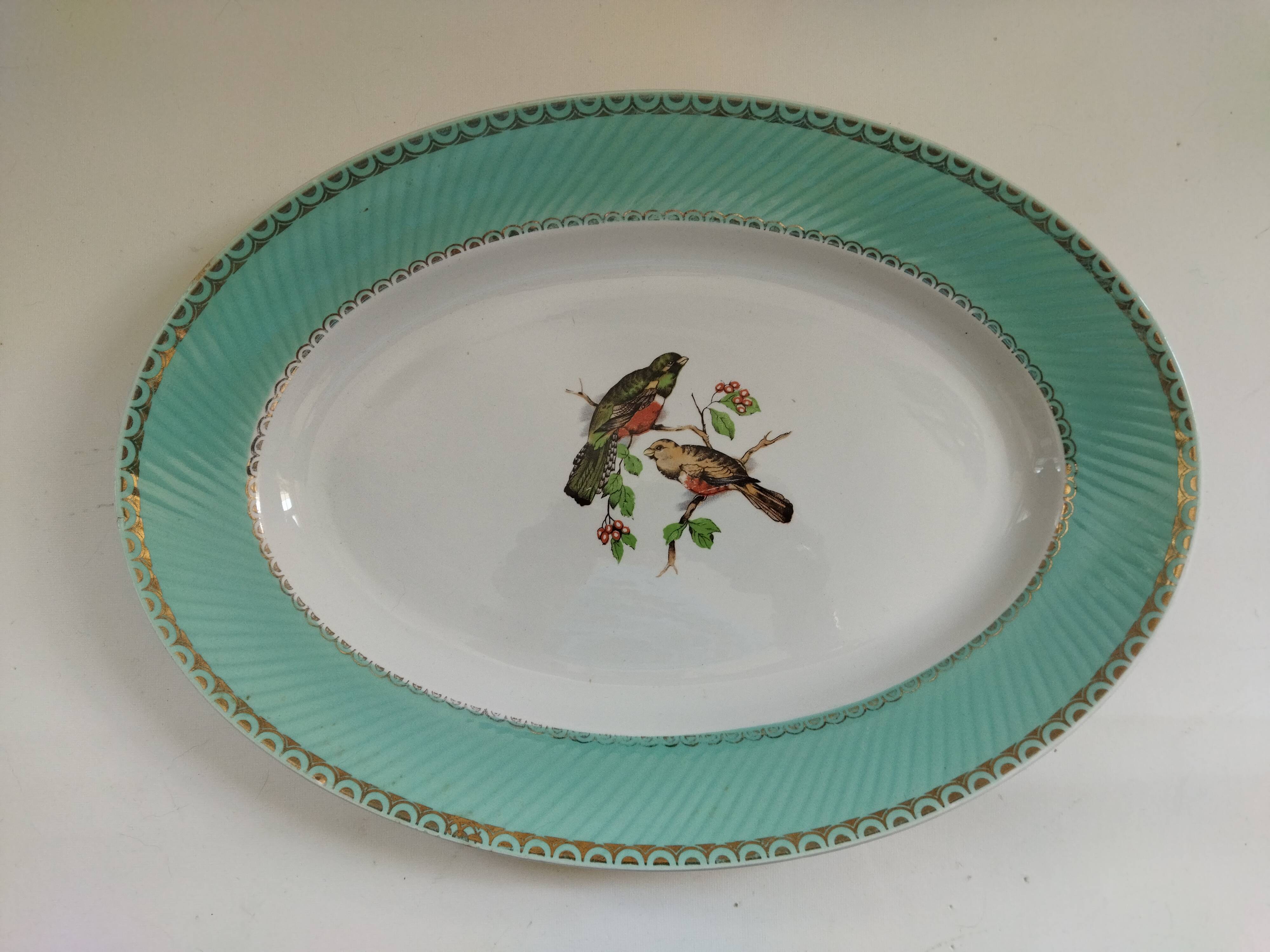Dish Fenal Badonviller "Birds"