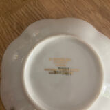 Limoges porcelain cups and plates