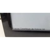 Screen-printed lithograph signed Charles Lepas 1980 Café Wien