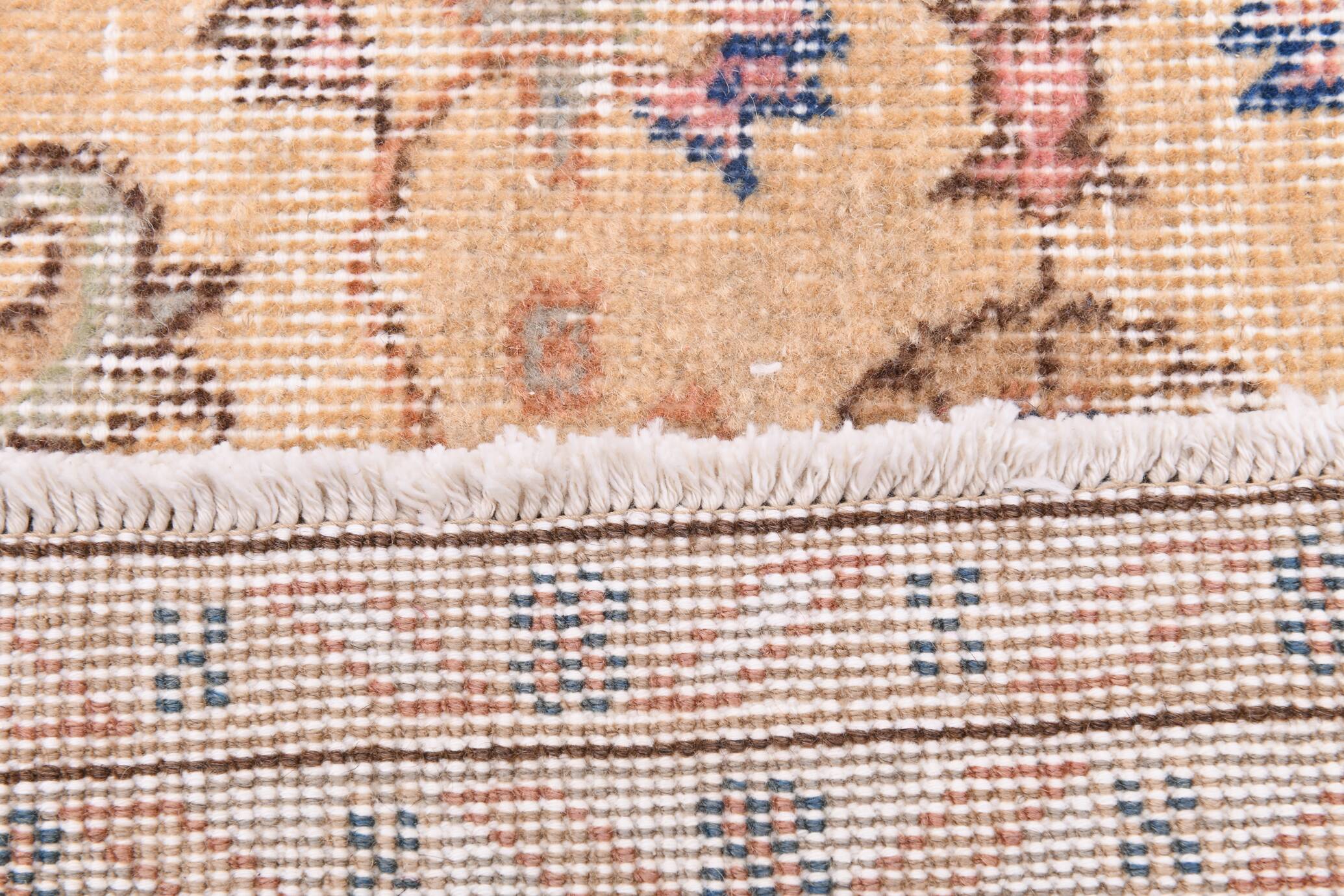 5x8 Rug For Farmhouse Room Blue Orange Vintage Rug, 162x262Cm SK 5165