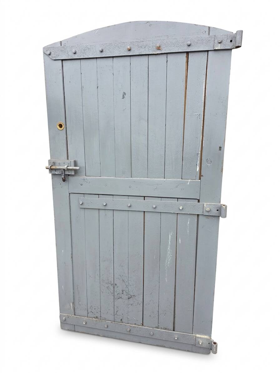 Solid oak door from the 19th century.