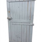Solid oak door from the 19th century.