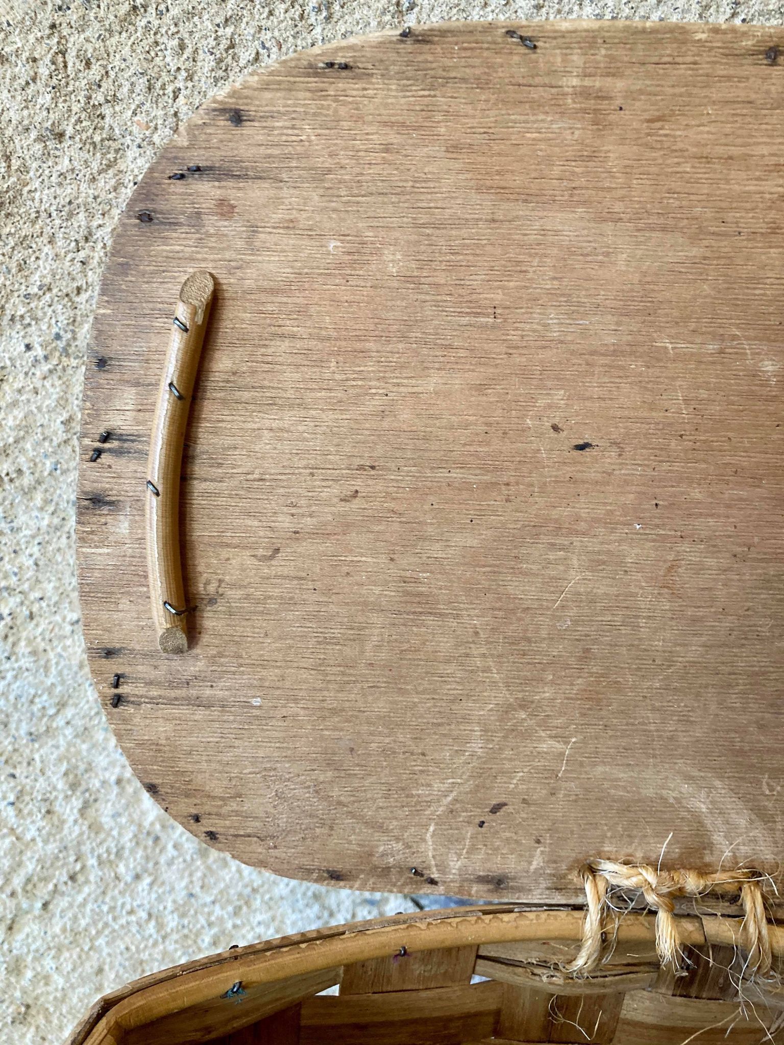 Chestnut bread hutch