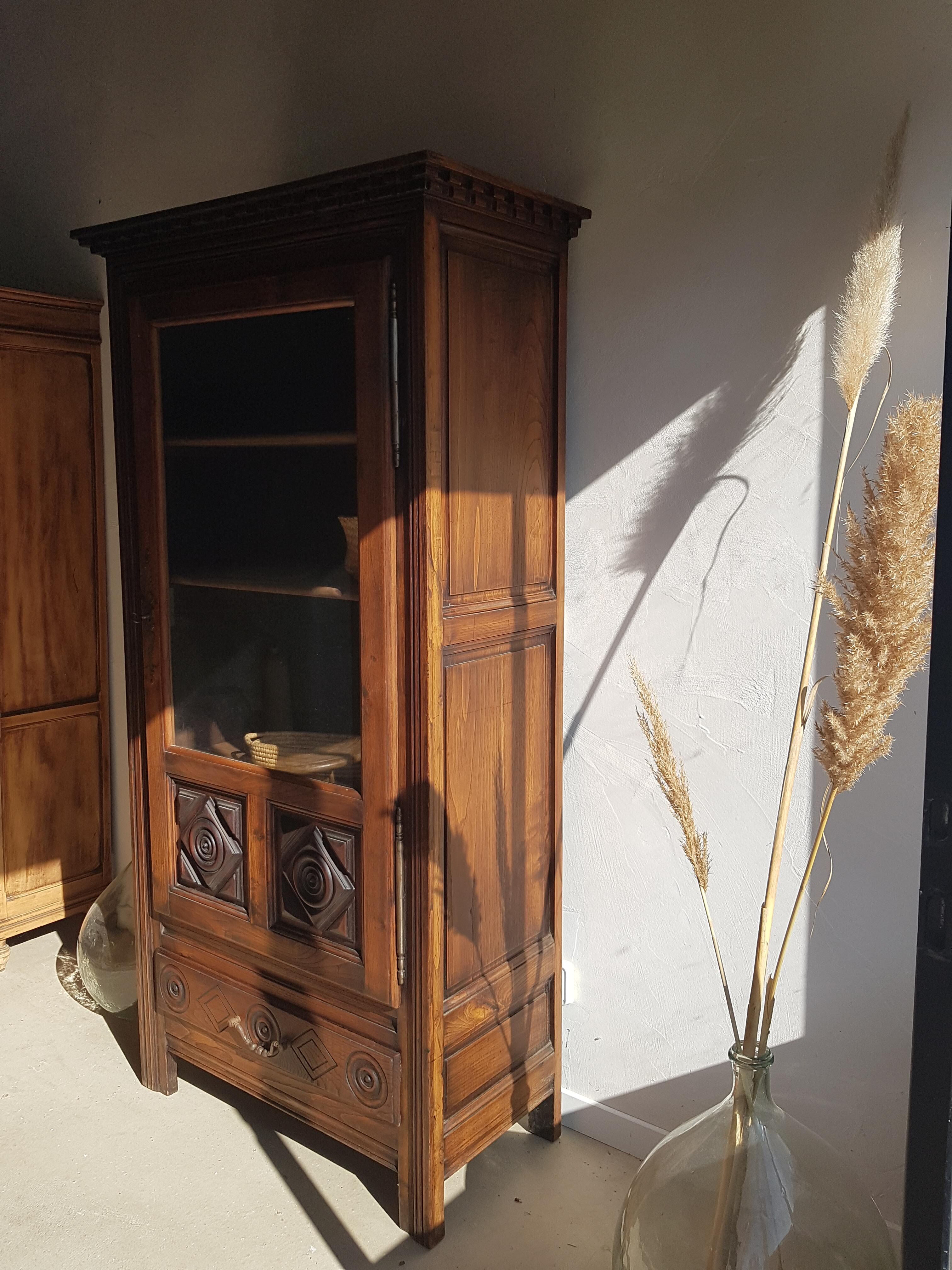 Vintage glass cabinet