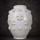Large vase signed Emile Tessier with a lily flower design.