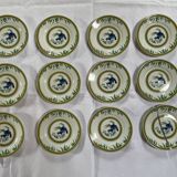 Limoges porcelain service from Hermès, Toucans collection, 1986