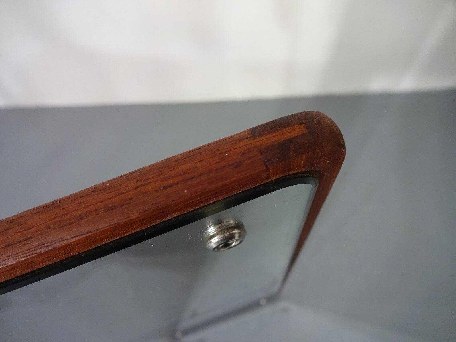 Small Danish Teak Mirror from Jansen Spejle, 1960s