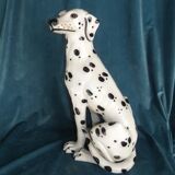 Dalmatian dog life size ceramic italian work circa 1970