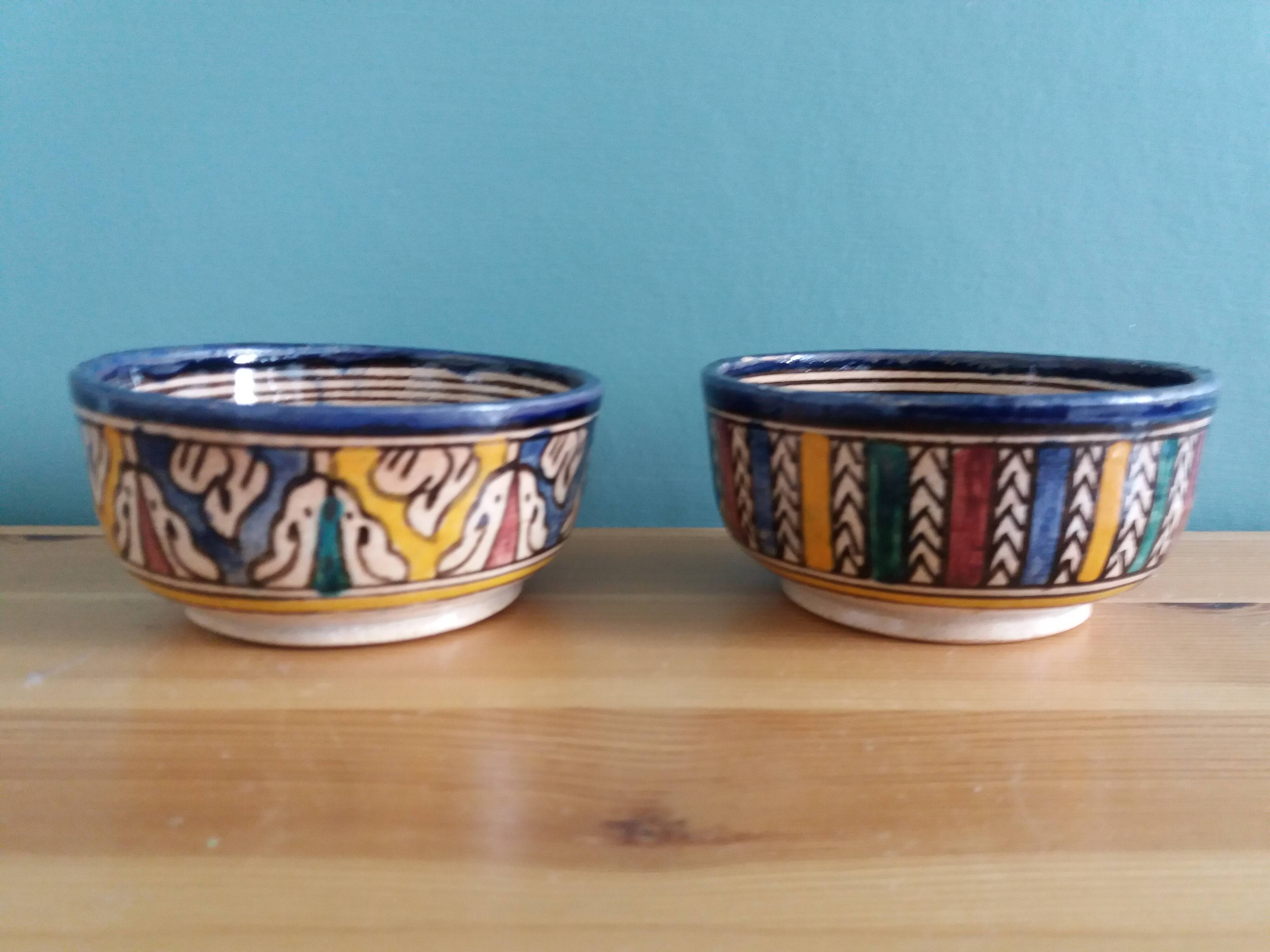 Moroccan bowls and cups