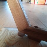 Oak and pine coffee table
