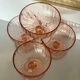 4 ice cream bowls dessert bowls Luminarc Rosaline