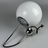 1960s and 1970s Globe Lamp, Hanging Lamp, Glass Ceiling Lamp, Space Age Des