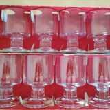 Vintage 70 crystal footed glass from Arques