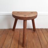 Tripod stool in light wood